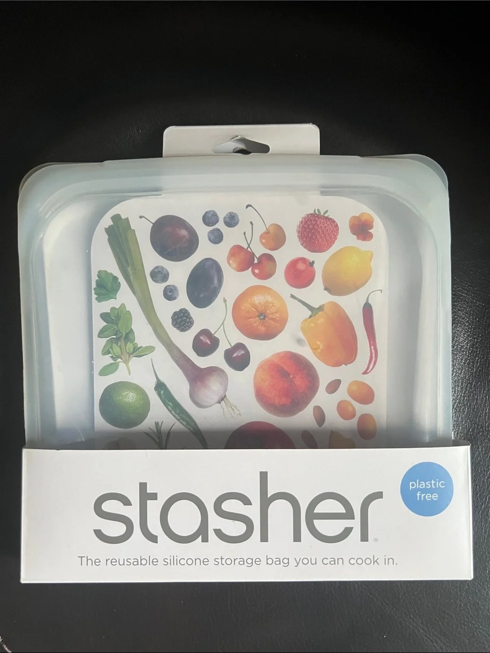 Stasher Reusable Silicone Storage Bag - Clear/Translucent